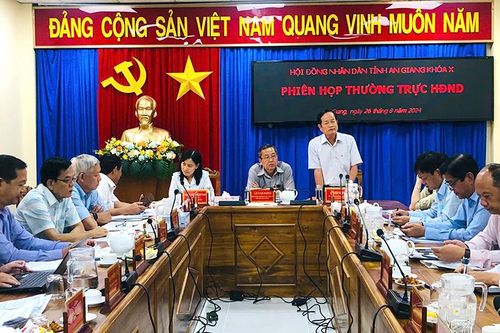 Thường trực HĐND tỉnh An Giang họp phiên thường kỳ tháng 8