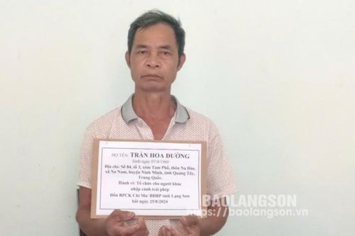 Bắt giữ đối tượng dẫn người nhập cảnh trái phép vào Việt Nam