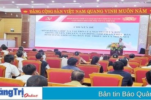 Tập huấn nâng cao năng lực về phân tích giới, lồng ghép giới