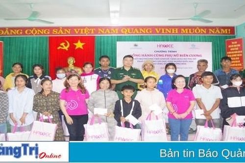 Gần 500 triệu đồng tổ chức chương trình 'Đồng hành cùng phụ nữ biên cương'