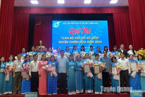 Chiêm Hóa thi cán bộ Hội Phụ nữ cơ sở giỏi