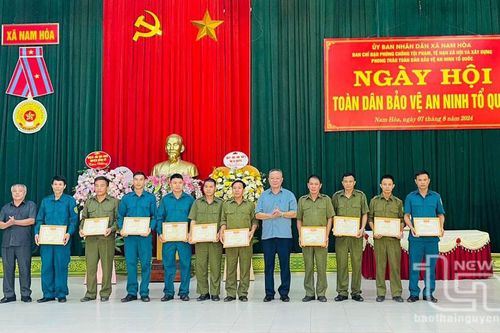 Giữ gìn an ninh trật tự: Cách làm hiệu quả ở Nam Hòa
