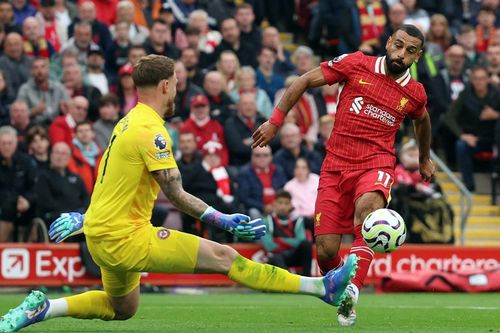 Kết quả bóng đá Anh: Diaz và Salah ghi bàn, Liverpool đánh bại Brentford