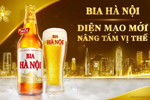 Bia Hà Nội - phiên bản bia chai 450ml thay đổi diện mạo mới, nâng tầm vị thế