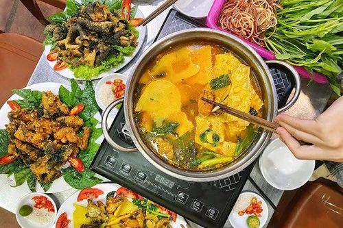 Những quán lẩu ếch măng cay ngon nổi tiếng Hà Nội