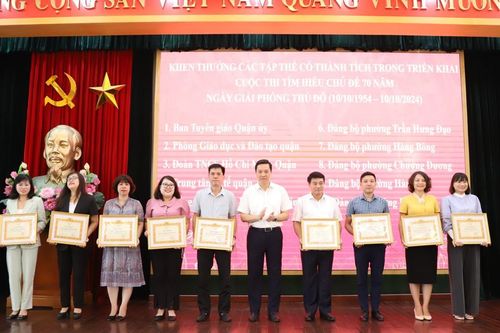 Hoàn Kiếm: Hơn 100.000 thí sinh thi tìm hiểu 70 năm Ngày Giải phóng Thủ đô