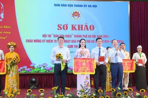 Huyện Phúc Thọ đoạt Giải Nhất sơ khảo Hội thi 'Dân vận khéo' Cụm thi 4