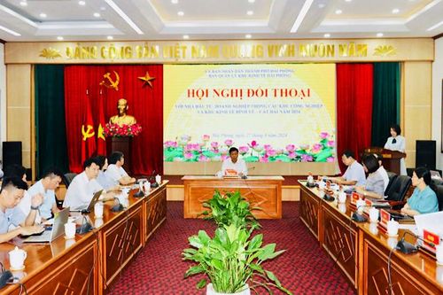 Hải Phòng đối thoại, tháo gỡ khó khăn cho các nhà đầu tư, doanh nghiệp trong các khu công nghiệp