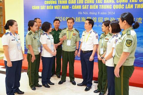 Trao đổi kinh nghiệm hoạt động công tác đảng, công tác chính trị giữa Cảnh sát biển Việt Nam và Cảnh sát biển Trung Quốc