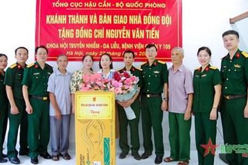 Bệnh viện Quân y 105 (Tổng cục Hậu Cần) khánh thành và bàn giao Nhà đồng đội
