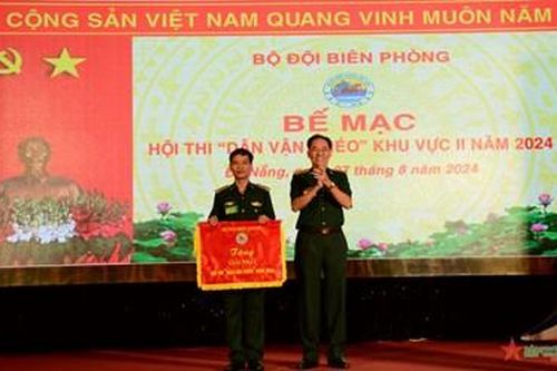 Bộ đội Biên phòng bế mạc Hội thi 'Dân vận khéo' khu vực II năm 2024