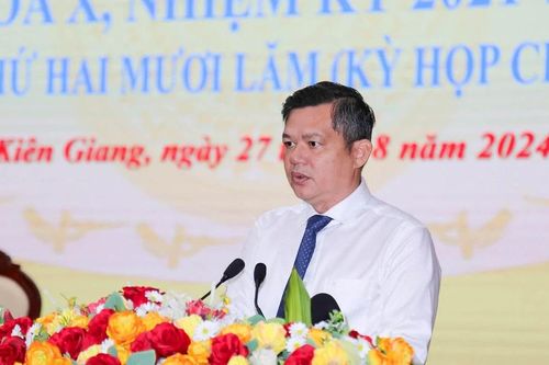 Ông Giang Thanh Khoa được bầu làm Phó Chủ tịch UBND tỉnh Kiên Giang