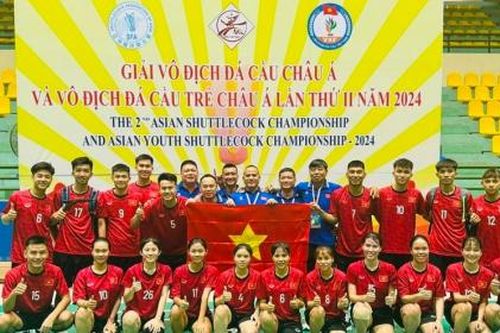Việt Nam dẫn đầu giải đá cầu vô địch châu Á 2024