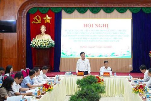 Đoàn công tác Bộ nội vụ và liên ngành Trung ương làm việc tại tỉnh Hà Nam