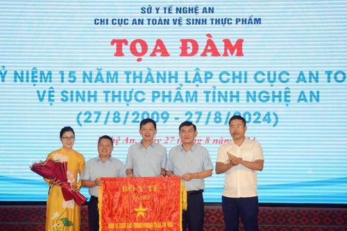 Tọa đàm kỷ niệm 15 năm thành lập Chi cục An toàn vệ sinh thực phẩm tỉnh Nghệ An