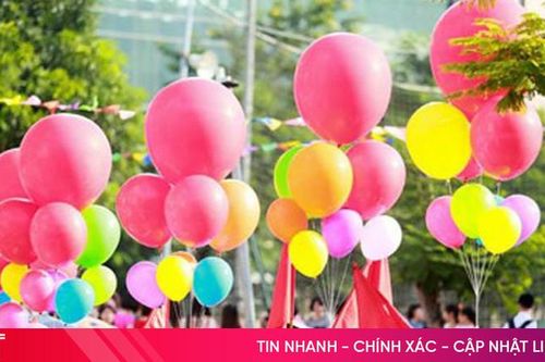 Công an Hà Tĩnh cảnh báo nguy hiểm từ bóng bay chứa hydro trong lễ khai giảng