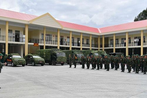 An Giang diễn tập chỉ huy – tham mưu 1 bên 2 cấp trên bản đồ