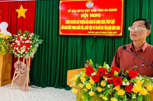 UBMTTQVN tỉnh An Giang chú trọng tuyên truyền pháp luật về tín ngưỡng, tôn giáo