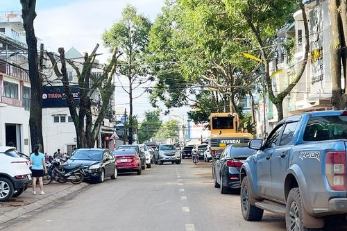 Pleiku cần xử lý nghiêm hành vi dừng, đỗ xe ô tô sai quy định