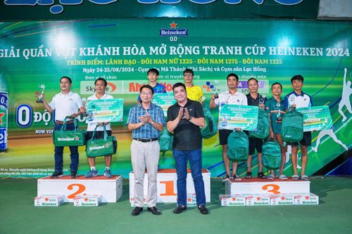 Hấp dẫn Giải quần vợt Khánh Hòa mở rộng tranh cúp Heineken 2024 tại Nha Trang