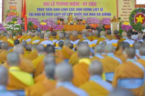 Trọng thể Lễ tưởng niệm các anh hùng, liệt sĩ tại Di tích Quốc gia Ngã Ba Giồng (Hóc Môn, TP.HCM)