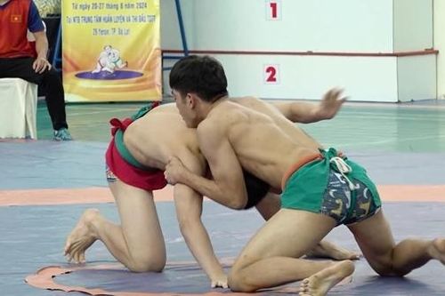 Đoàn thể thao CAND giành 2 huy chương Vàng tại Giải vật dân tộc trẻ Quốc gia