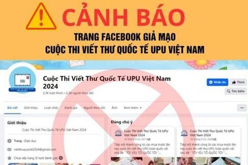Cảnh báo giả mạo Cuộc thi viết thư quốc tế UPU