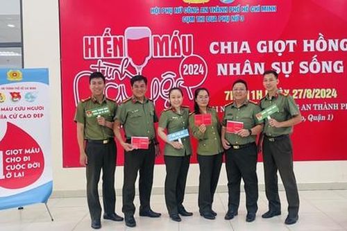 Công an TPHCM: Tổ chức Ngày hội hiến máu 'Chia giọt hồng - Nhân sự sống'