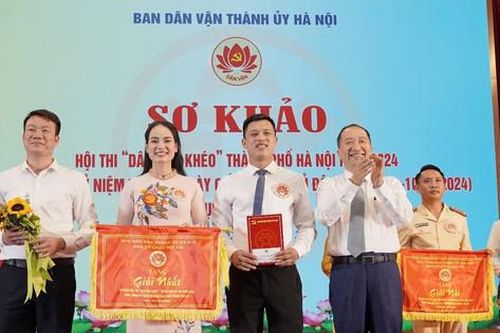 Huyện Phúc Thọ đoạt giải Nhất cuộc thi 'Dân vận khéo' thành phố cụm số 4