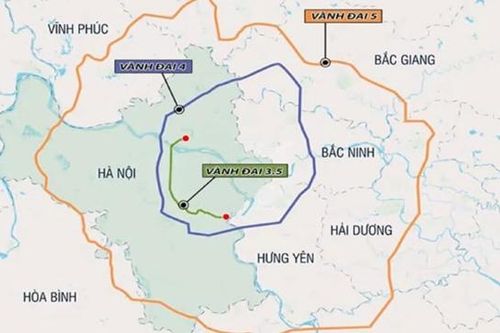 Quy hoạch đường Vành đai 5 - Vùng Thủ đô và các địa phương đi qua