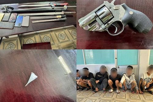 Phát hiện nhóm đối tượng tàng trữ trái phép chất ma túy và súng ngắn