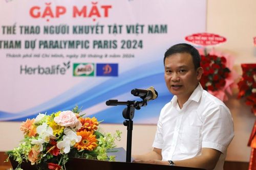 Ông Nguyễn Hồng Minh, Phó Cục trưởng Cục TDTT, Trưởng đoàn Thể thao người khuyết tật Việt Nam dự Paralympic Paris 2024: 'Thể thao người khuyết tật cần sự hỗ trợ từ nguồn lực xã hội'