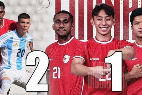 Thắng Argentina thuyết phục, tuyển trẻ Indonesia được chủ tịch LĐBĐ xứ vạn đảo khen ngợi vì làm nên lịch sử