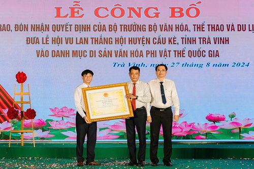 Trà Vinh: Công bố lễ hội Vu lan Thắng hội là di sản văn hóa phi vật thể quốc gia
