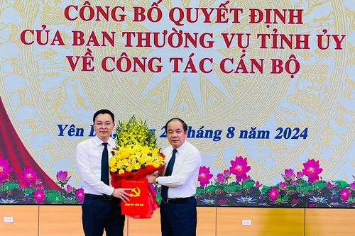 Yên Bái công bố quyết định điều động và bổ nhiệm cán bộ