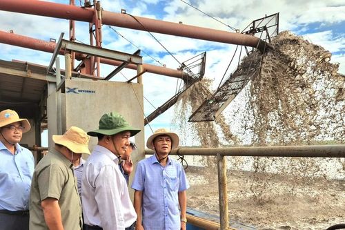 Sóc Trăng: Thêm một mỏ cát sông được đưa vào khai thác theo cơ chế đặc thù