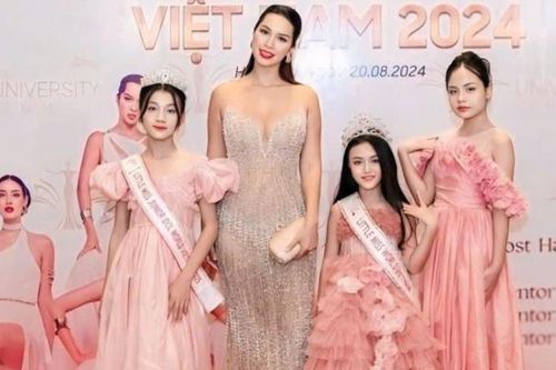 Sau công bố đi thi Quốc tế, hoa hậu nhí Minh Châu 'đắt show' tại sự kiện
