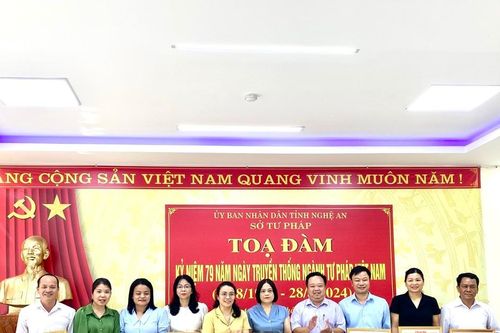 Tư pháp Nghệ An tọa đàm kỷ niệm 79 năm truyền thống ngành Tư pháp