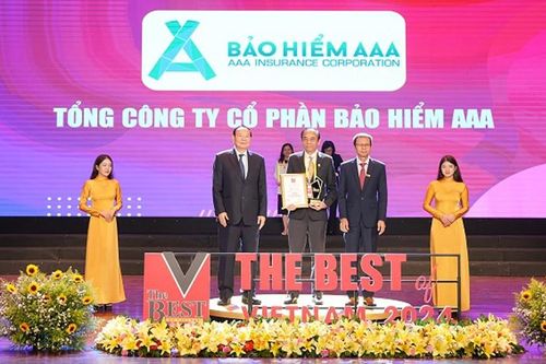 Bảo hiểm AAA vào top 10 công ty bảo hiểm phi nhân thọ tốt nhất Việt Nam 2024