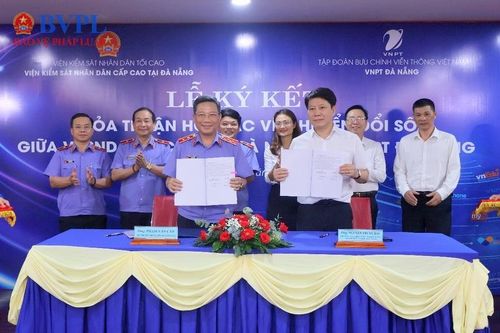 VKSND cấp cao tại Đà Nẵng và VNPT Đà Nẵng ký kết thỏa thuận hợp tác về chuyển đổi số