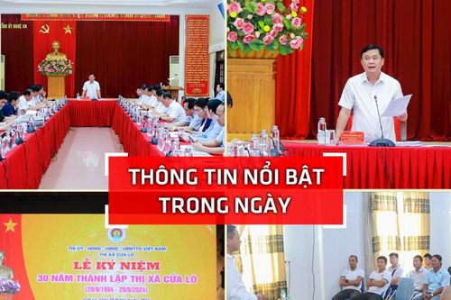 Nghệ An: Thông tin nổi bật ngày 28/8