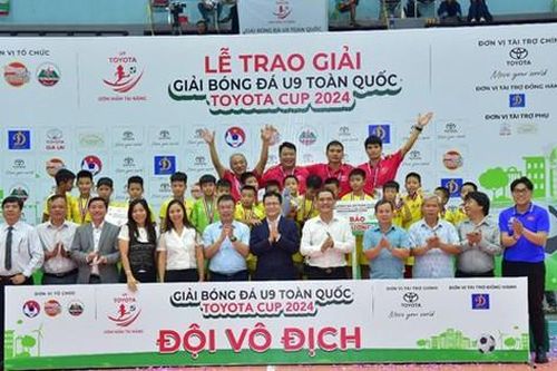 Kết quả giải bóng đá U9 toàn quốc Toyota Cup 2024