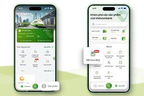 Cách mua vàng miếng SJC trên ứng dụng VCB Digibank