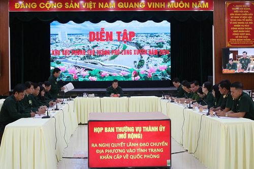 Khai mạc diễn tập khu vực phòng thủ tỉnh An Giang năm 2024