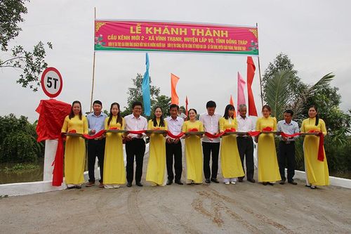 Huyện Lấp Vò và Lai Vung được công nhận đạt chuẩn nông thôn mới