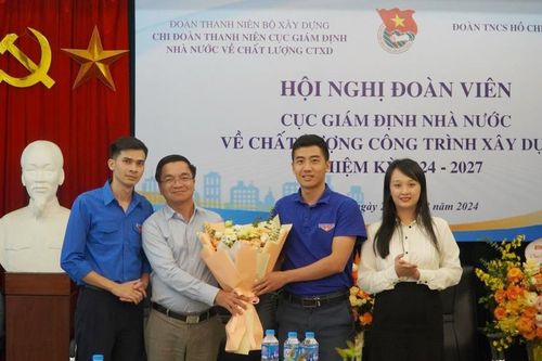 Chi đoàn Cục Giám định Nhà nước về chất lượng công trình xây dựng tổ chức thành công Đại hội Chi đoàn nhiệm kỳ 2024 - 2027