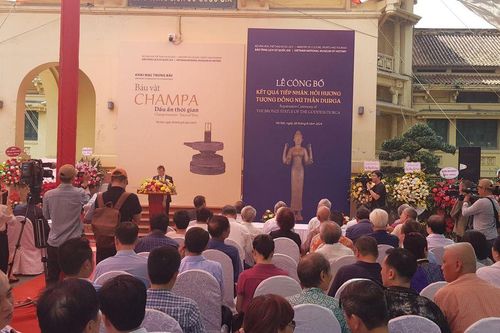 Hà Nội: Trưng bày chuyên đề 'Báu vật Champa - Dấu ấn thời gian'