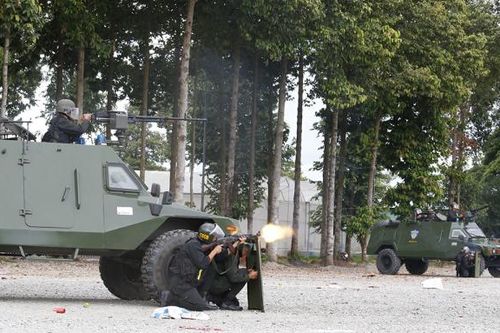 Diễn tập thực binh khu vực phòng thủ tỉnh An Giang năm 2024