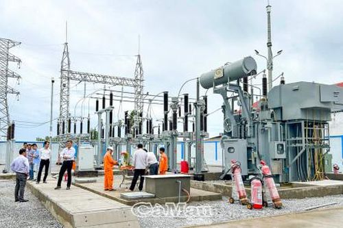 Đóng điện trạm 110 kV, tiếp tục nâng cao chất lượng cung cấp điện
