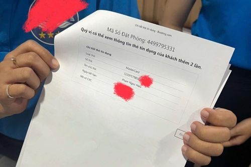 Vị khách bị lộ toàn bộ thông tin thẻ tín dụng khi đặt phòng qua Agoda